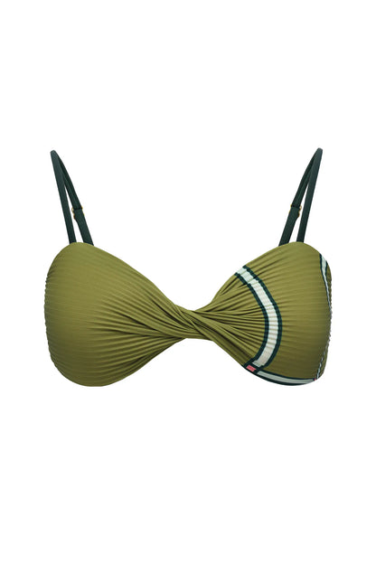 Sancia | L'haut de bikini "ANJA"- Vert mousse