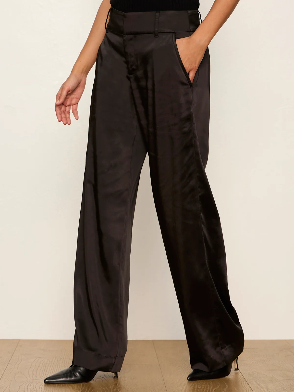 Sanctuary | Pantalon satiné 'Spotlight' | Noir