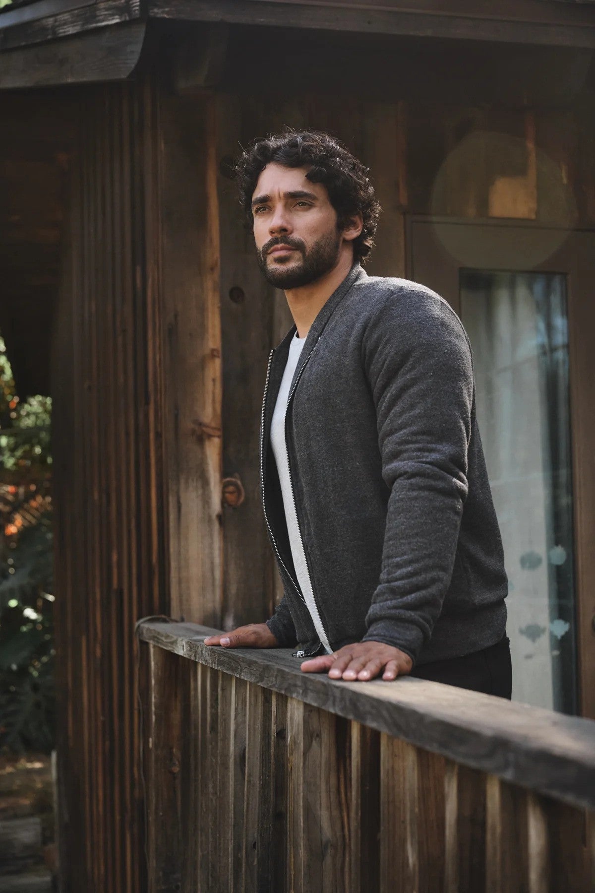 Velvet |  La veste ''Miles'' à doublure sherpa - Anthracite