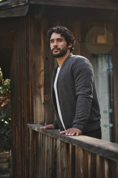 Velvet |  La veste ''Miles'' à doublure sherpa - Anthracite