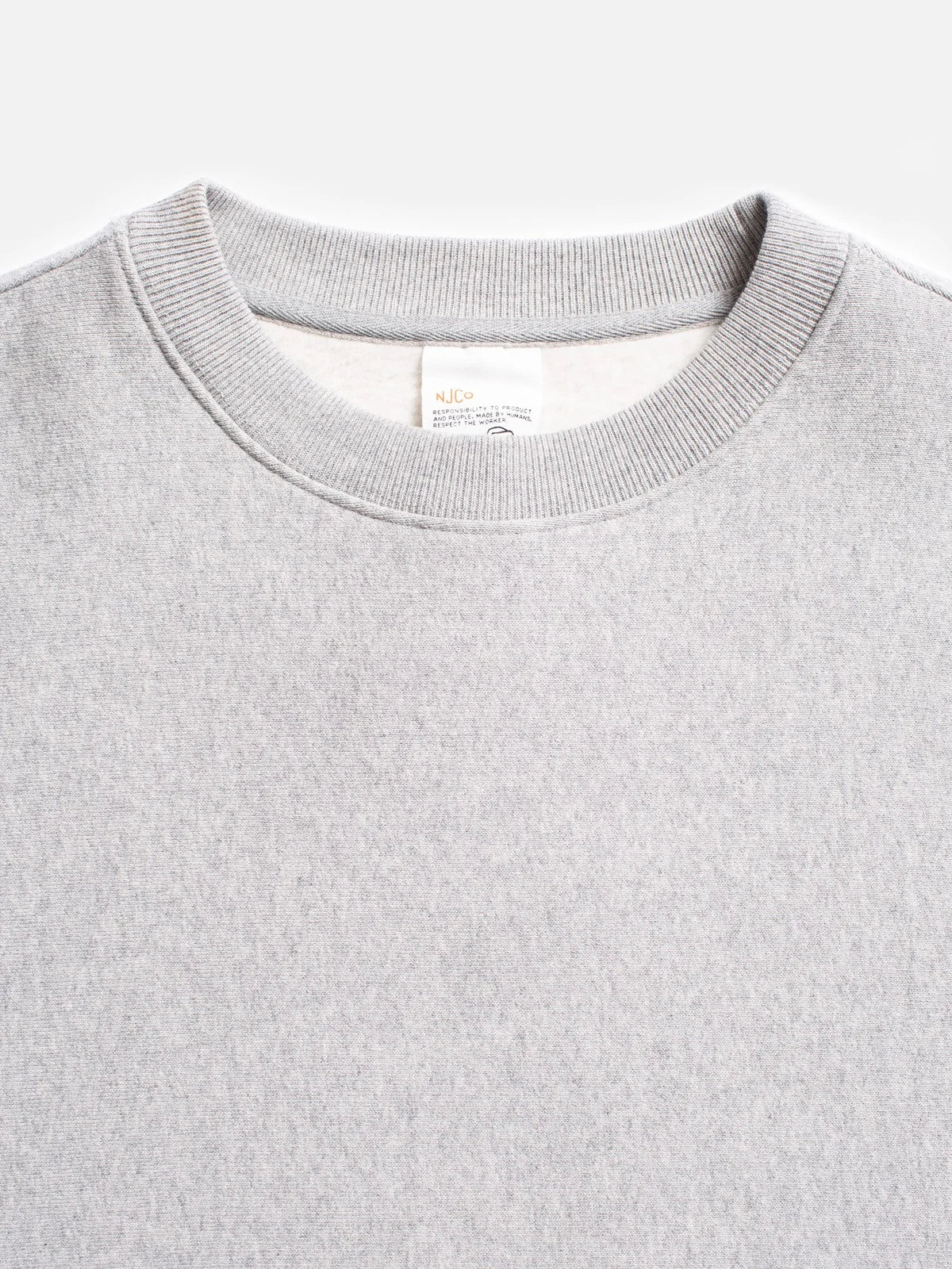 Nudie Jeans | Pull à col rond "HASSE" - Gris