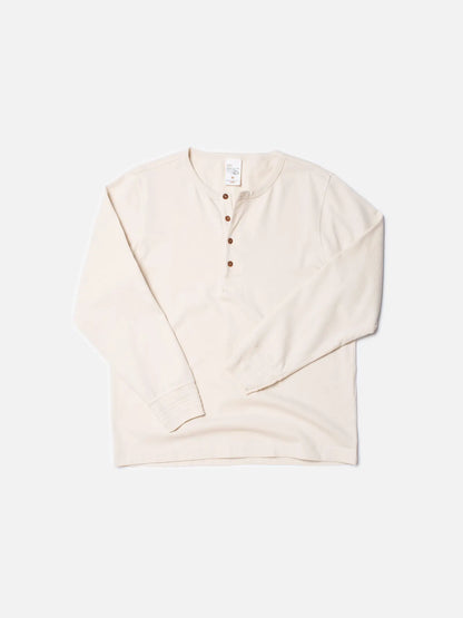 Nudie Jeans | Henley à manches longues - Ecru