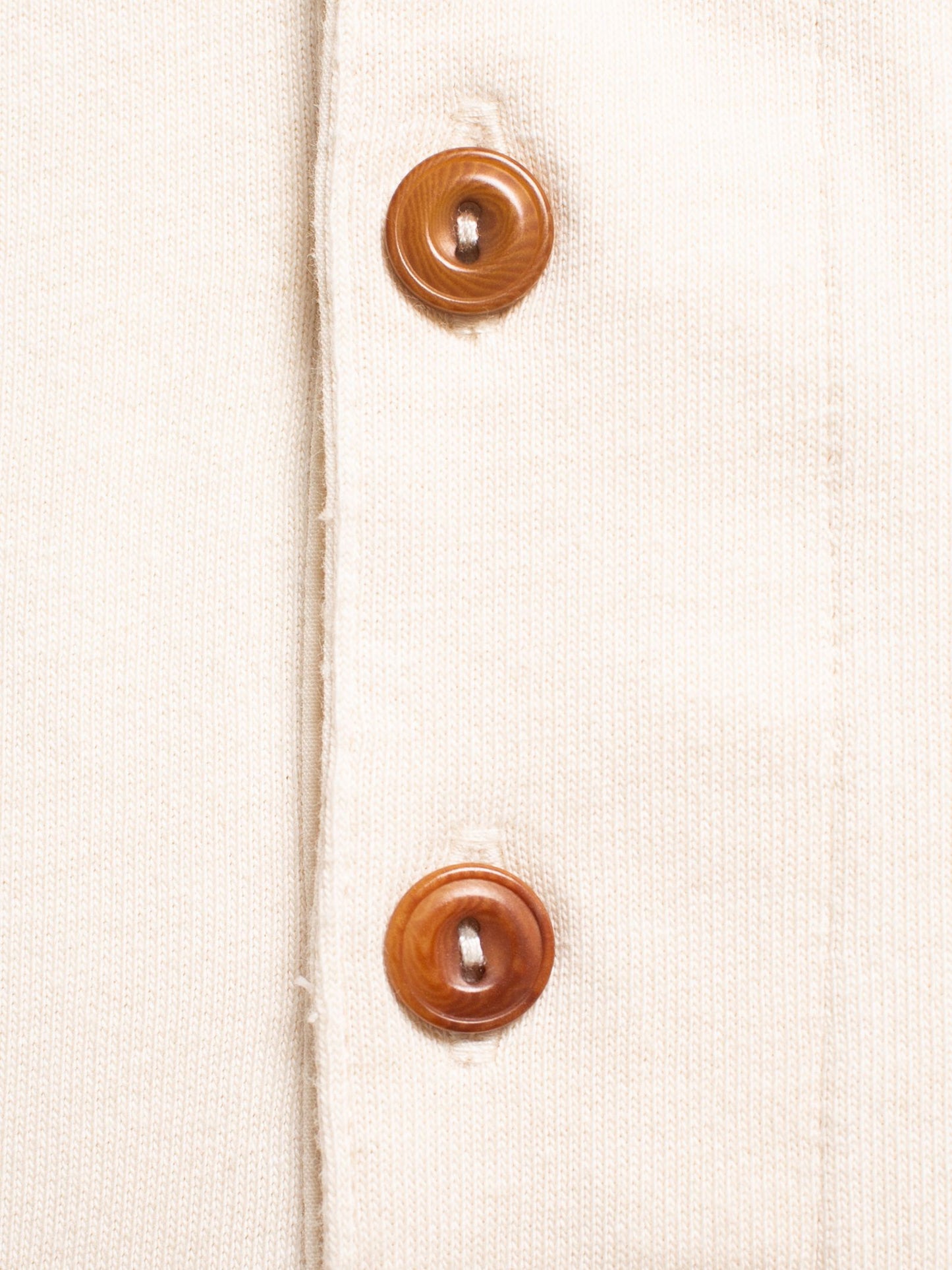 Nudie Jeans | Henley à manches longues - Ecru