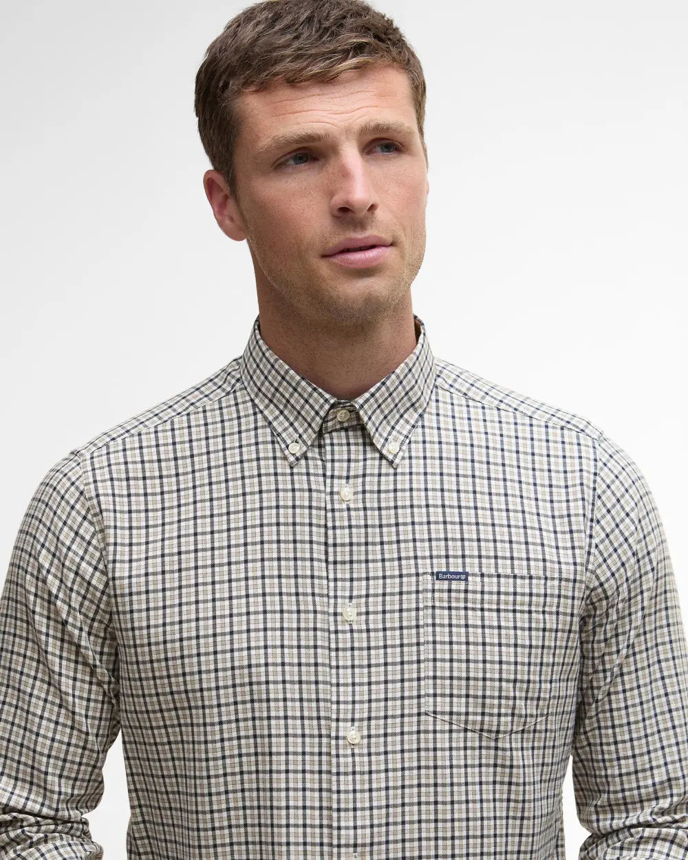 Barbour | Chemise à carreaux "Padshaw" - Bleu/beige
