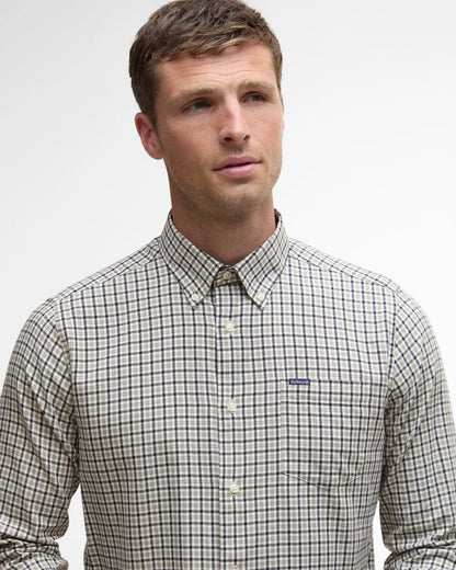 Barbour | Chemise à carreaux "Padshaw" - Bleu/beige