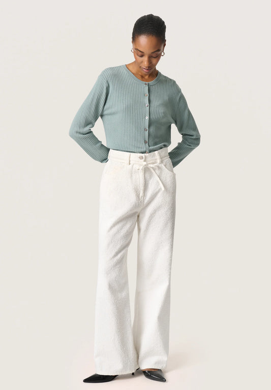 SOAKED IN LUXURY | Cardigan "SPINA" - Sauge