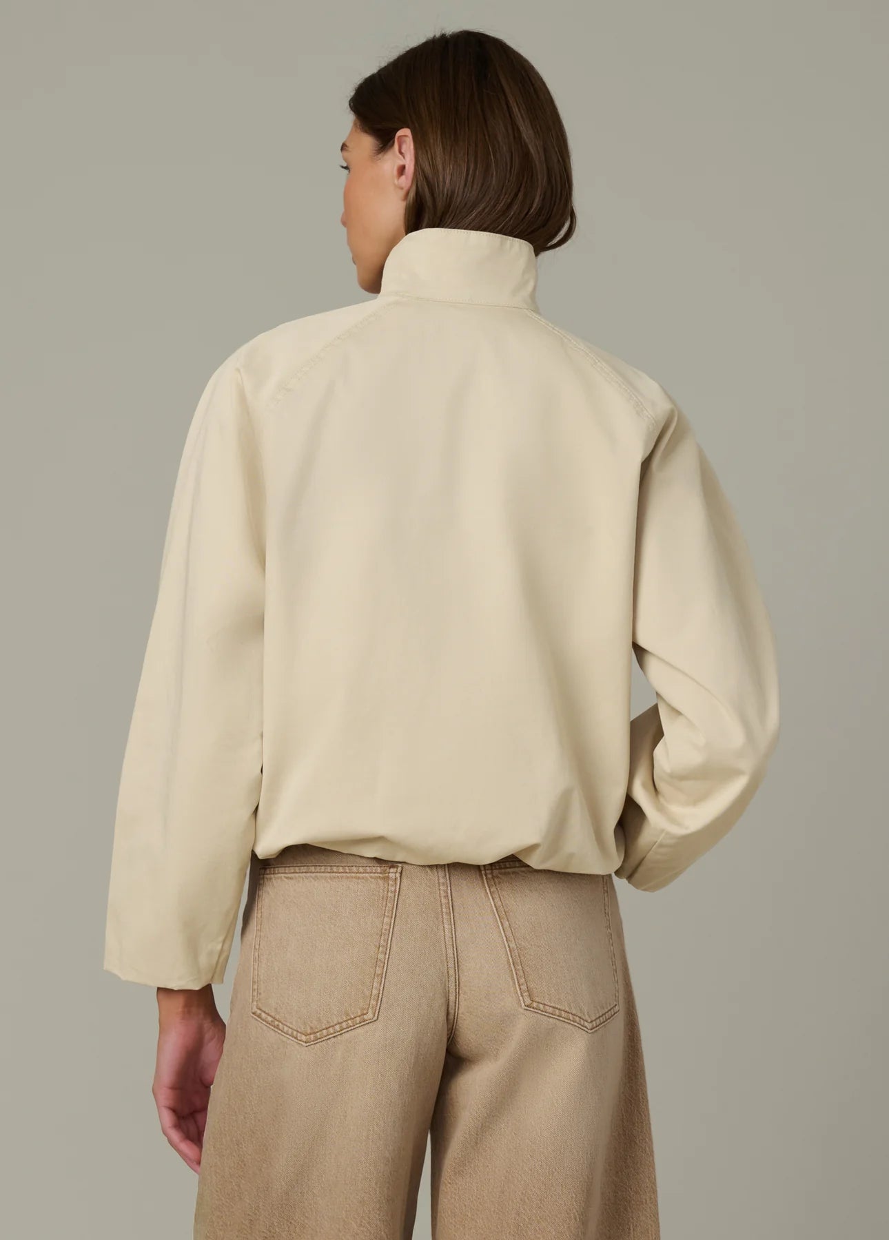 JOE'S | La veste légère à fermeture éclair ''Bubble'' | Beige