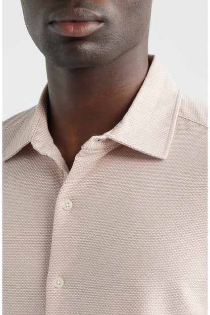 Robert Barakett | Chemise en maille "Keyes" - Corail
