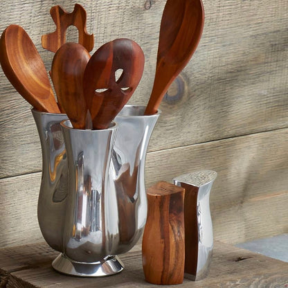 Nambé - La cruche ''Tulip'' avec ensemble d'ustensiles