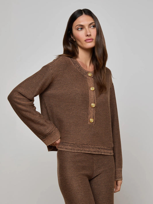 L'Agence | Pull "Hadassah" - Marron