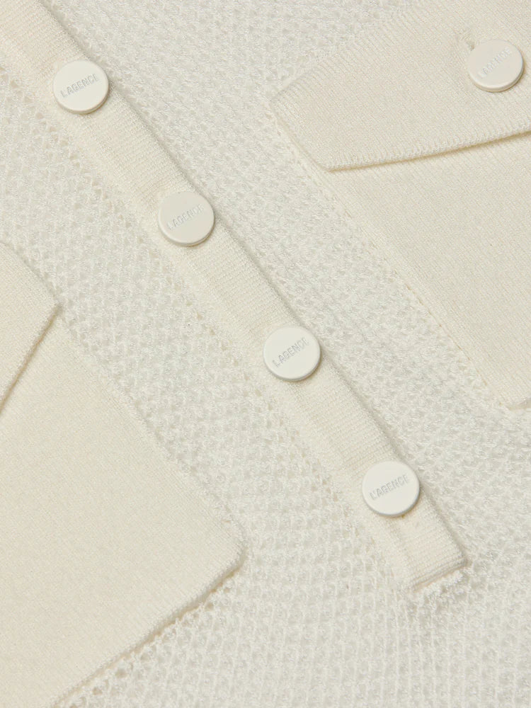 L'AGENCE| Pull 'Carine' | Blanc