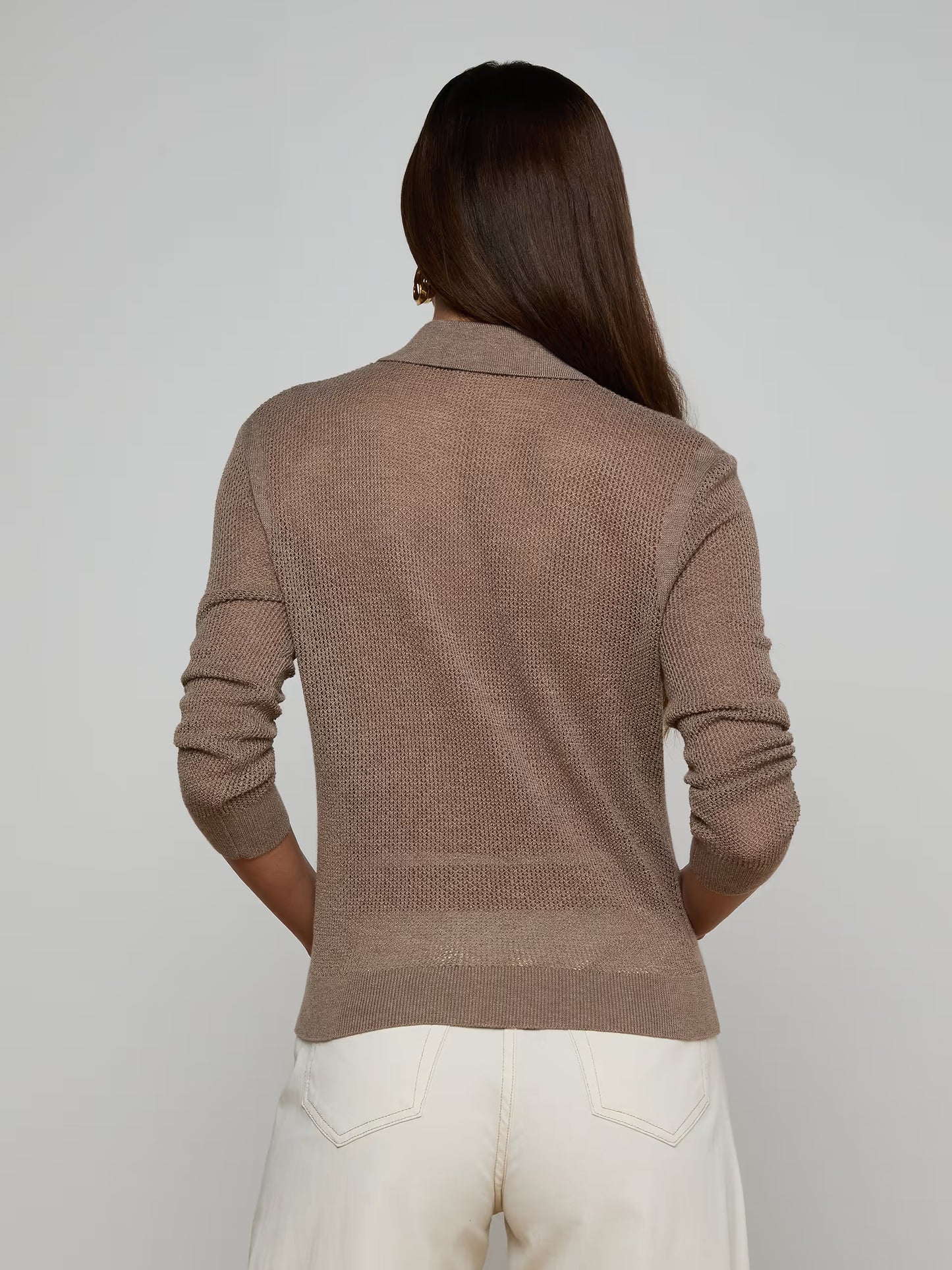 L'AGENCE| Pull 'Carine' | Taupe