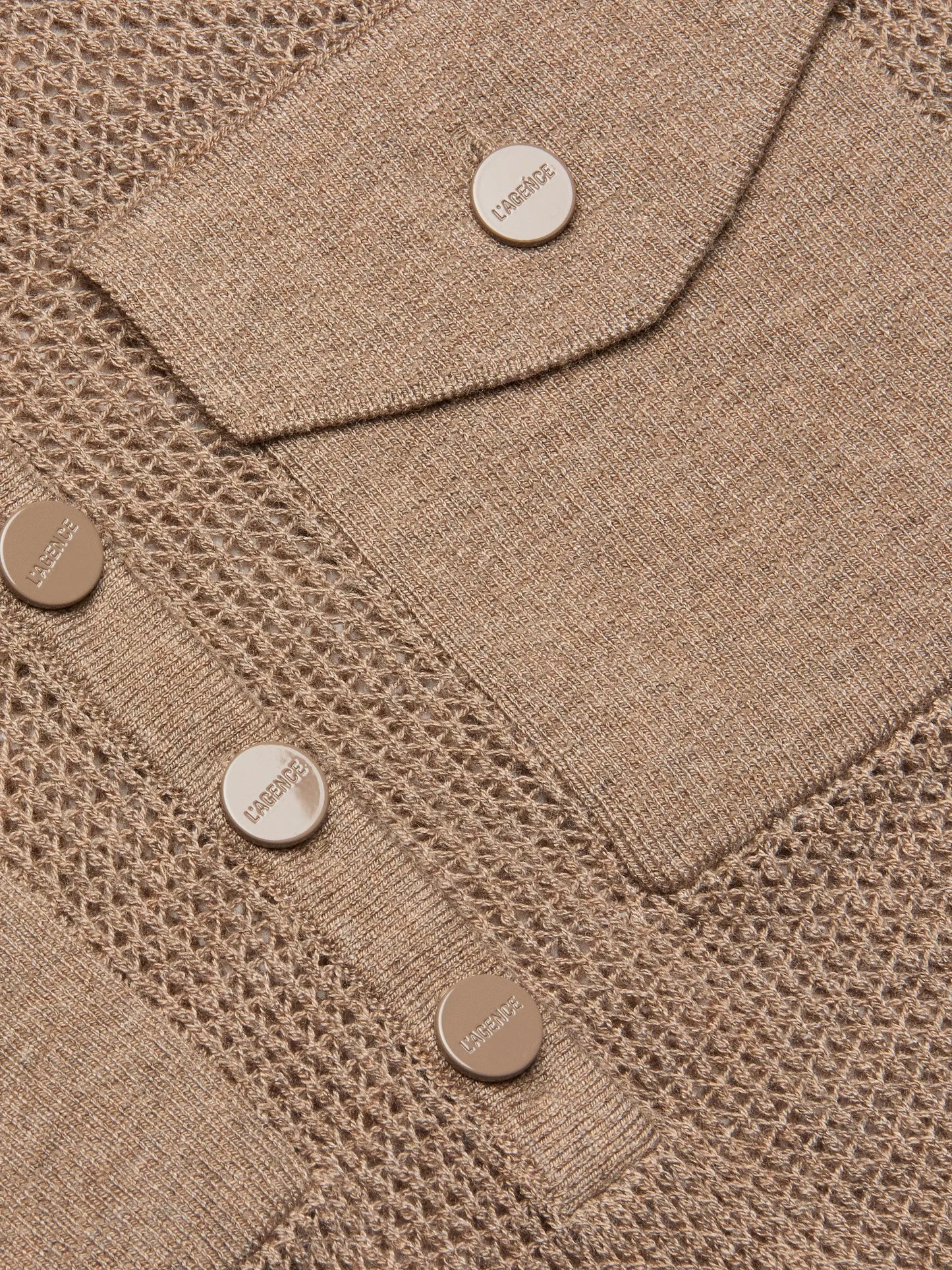 L'AGENCE| Pull 'Carine' | Taupe