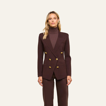 L'AGENCE | Blazer " Amelia " | Brun