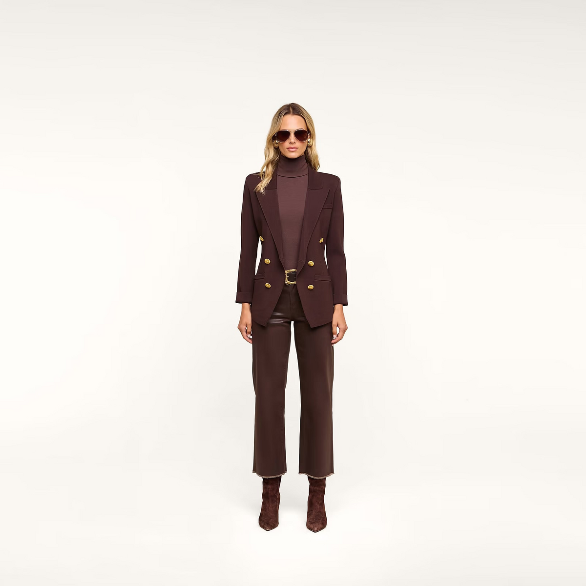 L'AGENCE | Blazer " Amelia " | Brun