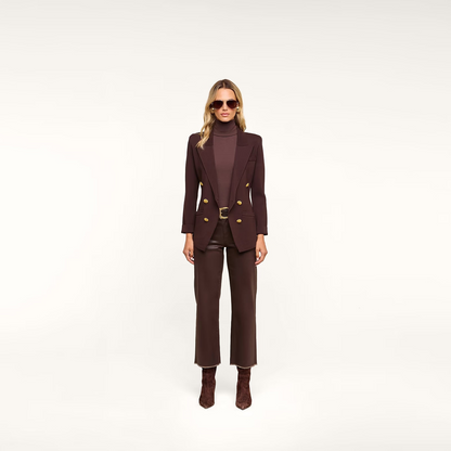 L'AGENCE | Blazer " Amelia " | Brun