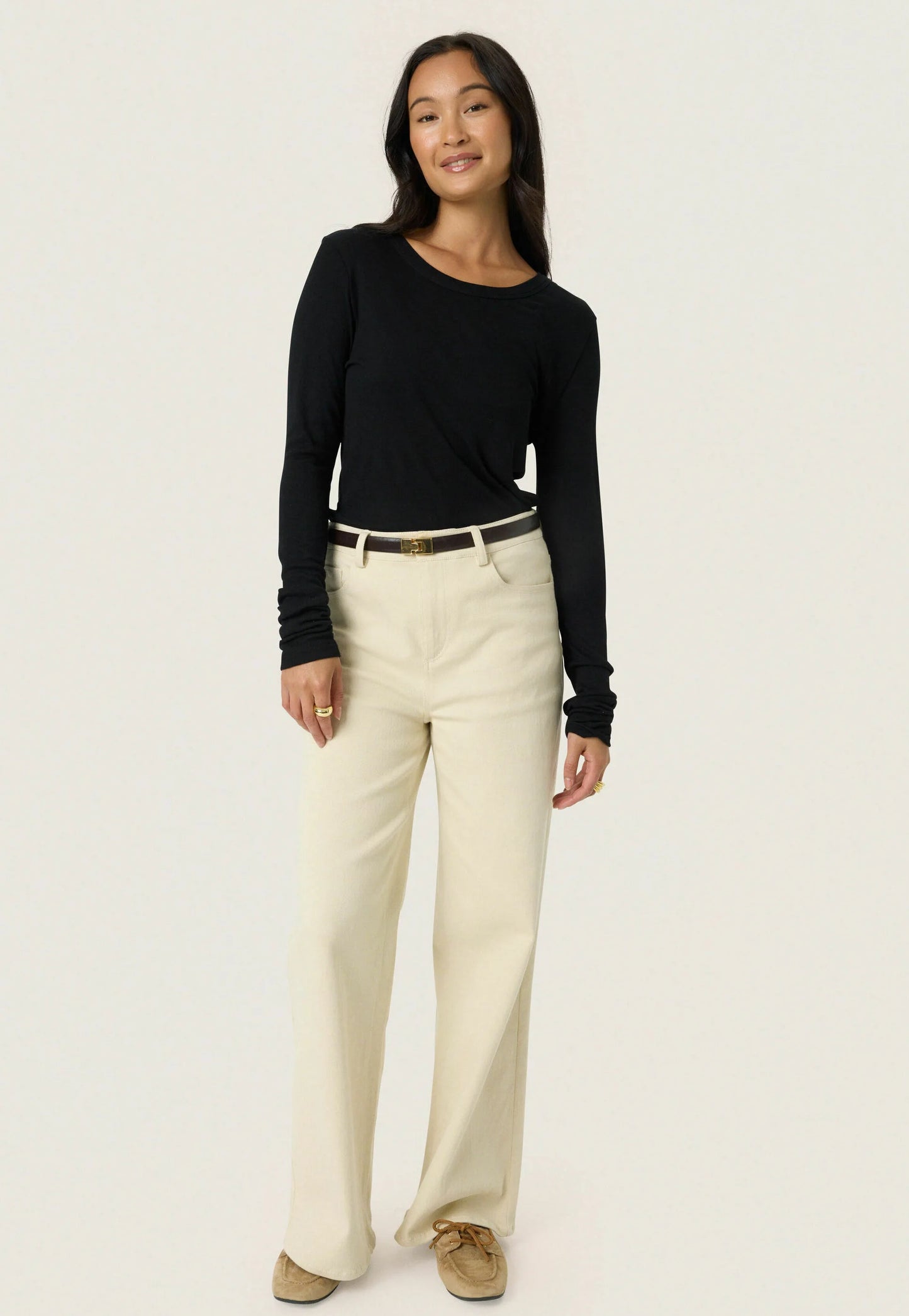 T-shirt à manches longues Fauna - Noir