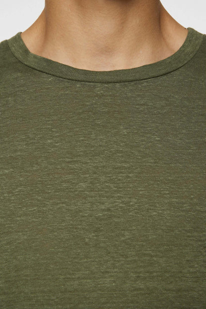 J.Lindeberg | T-shirt en lin “'Coma” - Olive