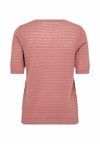 MOS MOSH | T-shirt en tricot "BOUCH DOTY" - Dusty rose