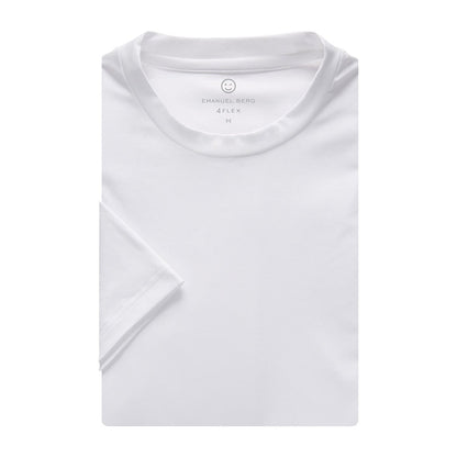 EMANUEL BERG | Le T-shirt ''4-Flex'' - Blanc