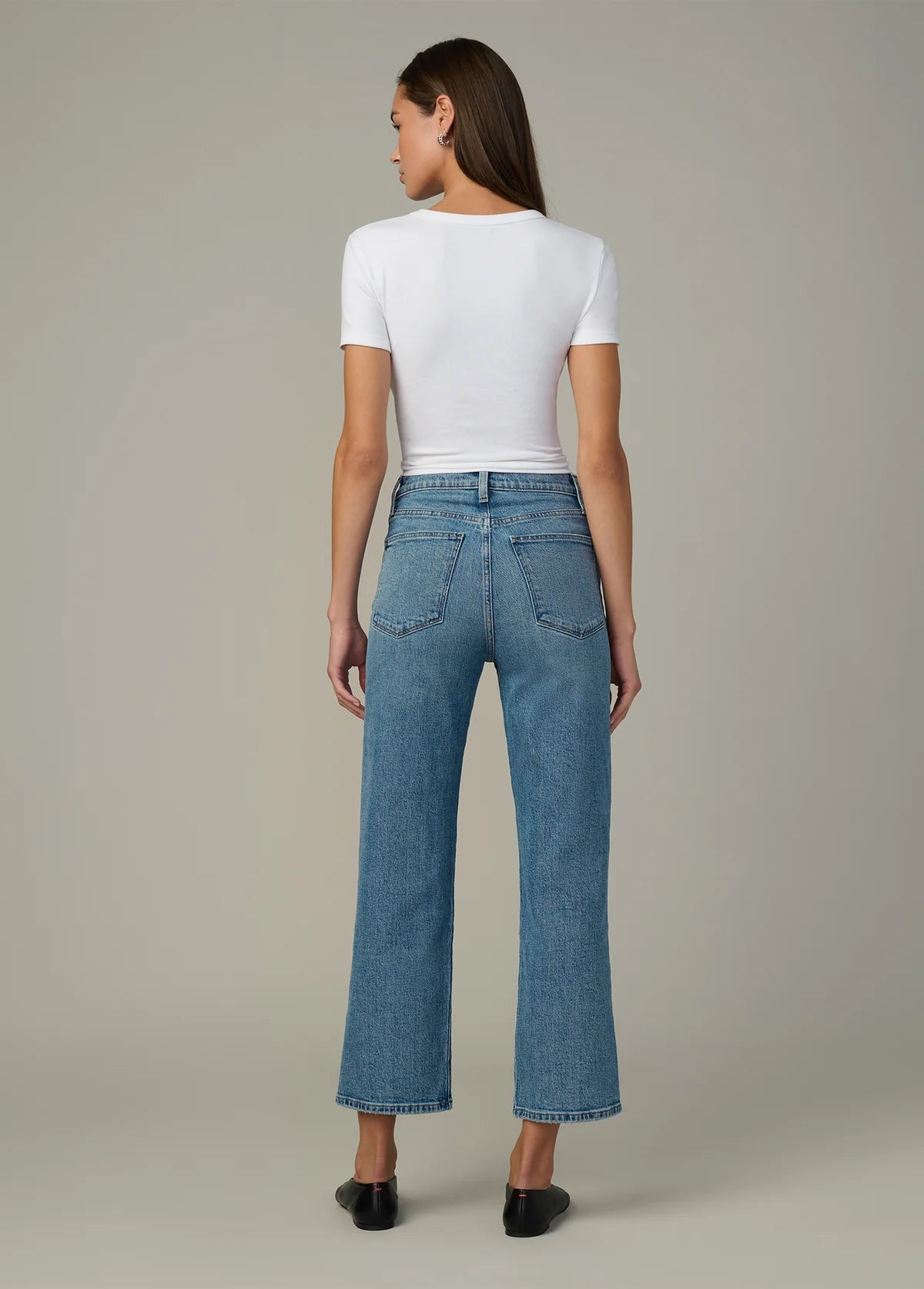 JOE'S | Jeans droits courts ''Margot'' -Mi-Bleu