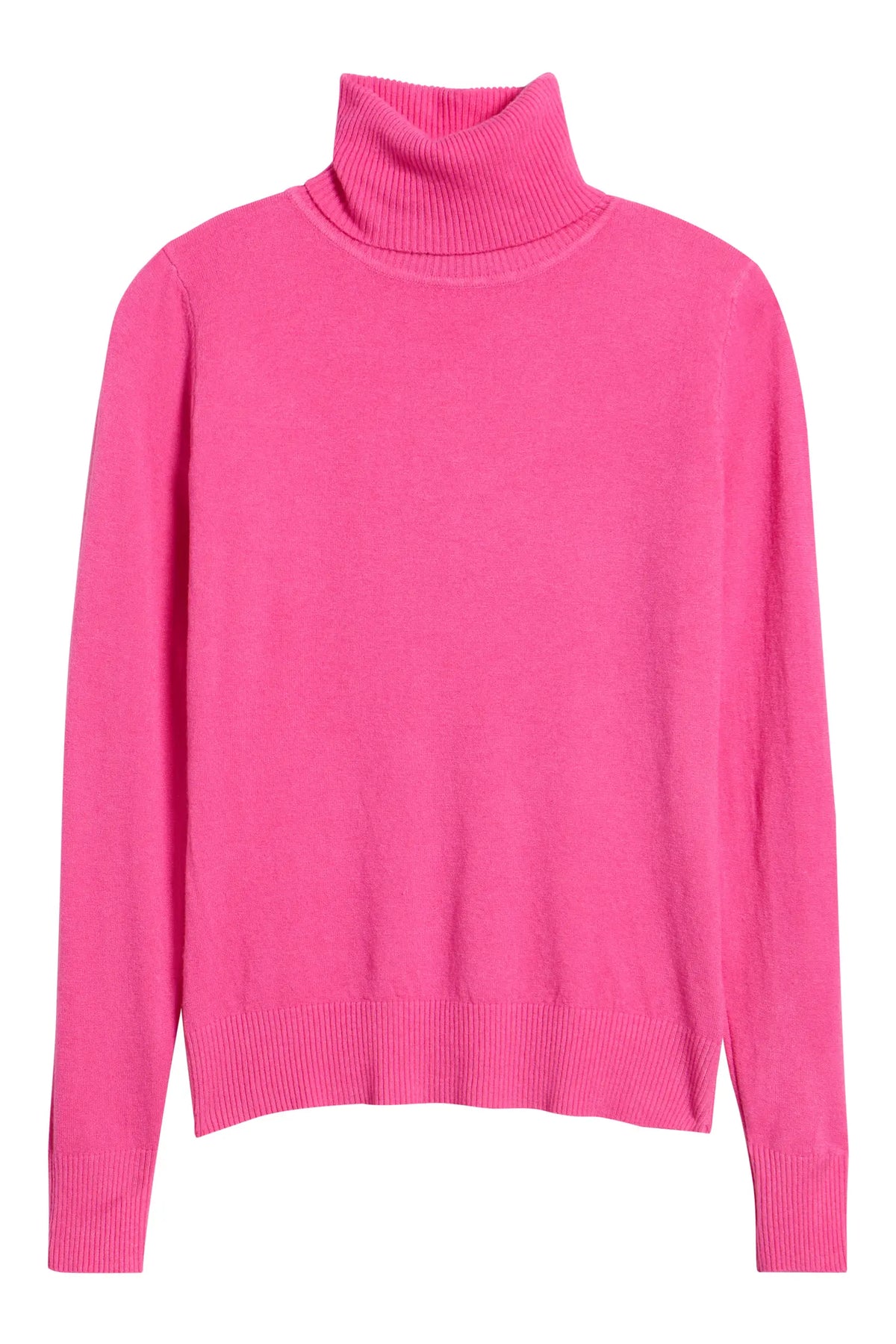 Dèluc | Pull à col roulé 'Silene' | Rose
