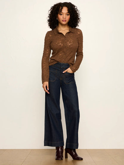 Sanctuary | Chemise en dentelle ' Dreamer' | Brun