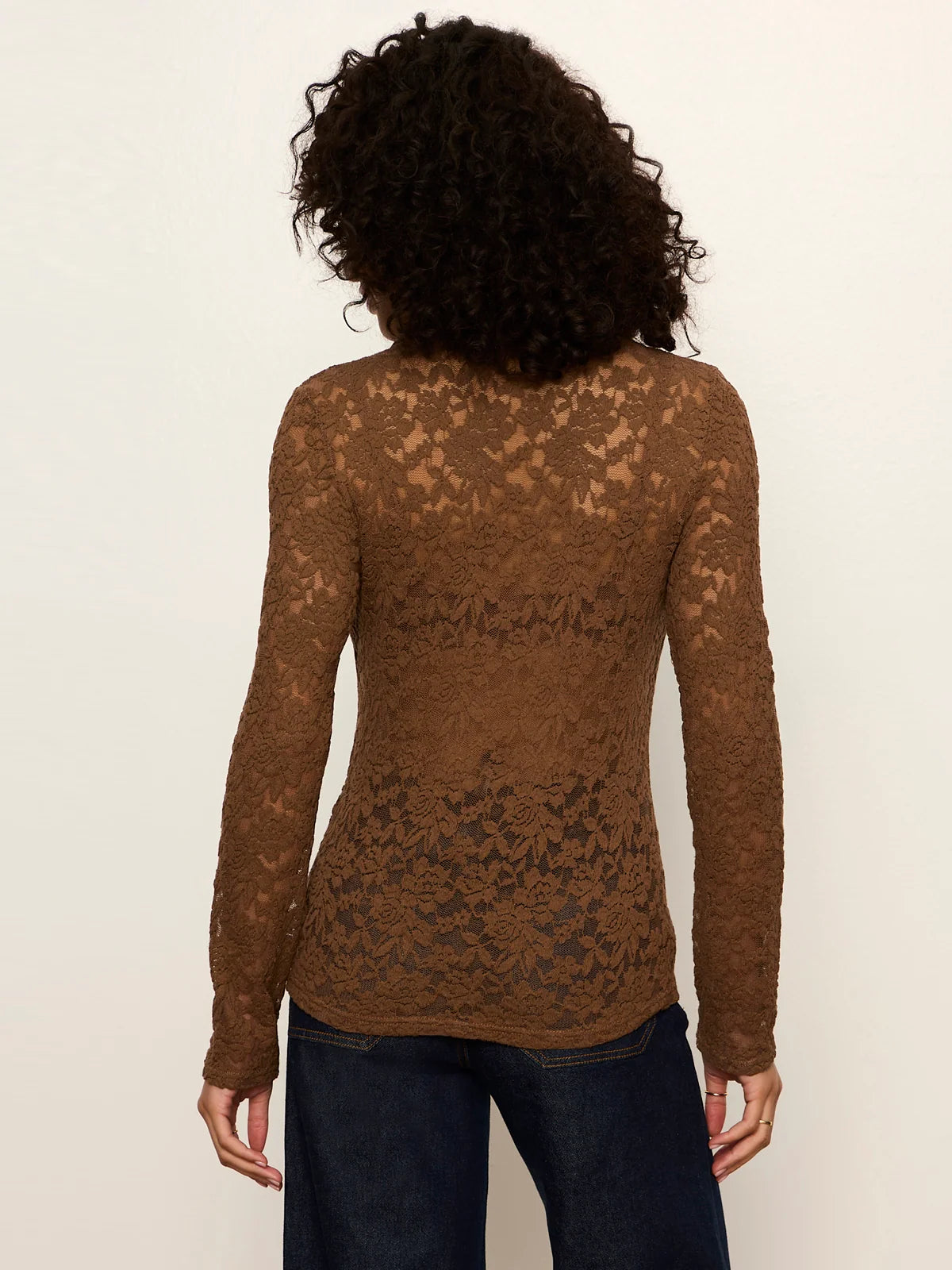 Sanctuary | Chemise en dentelle ' Dreamer' | Brun