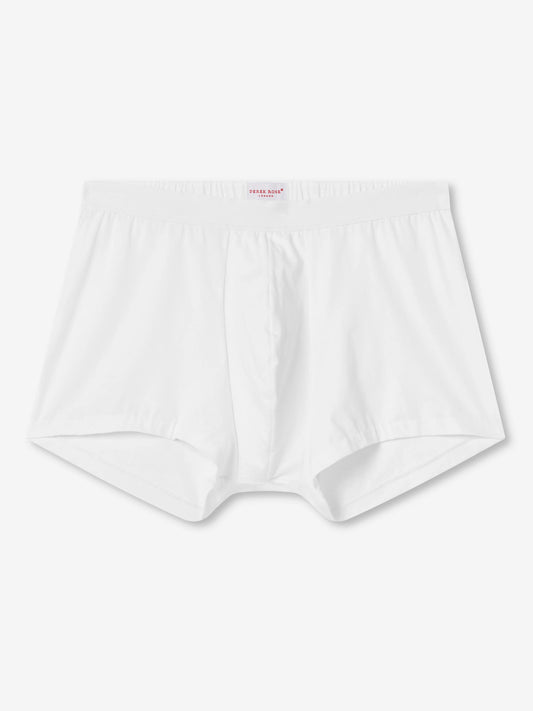 Derek Rose | Le boxer ''Jack'' en coton pima extensible - Blanc