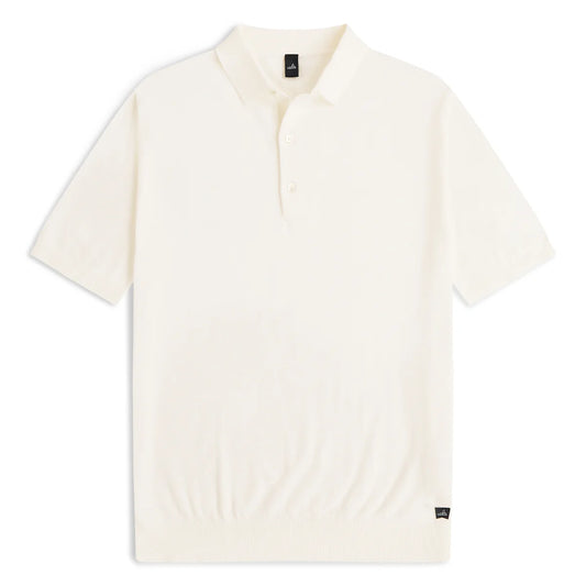 WAHTS | Polo en maille "Graham" - Blanc cassé