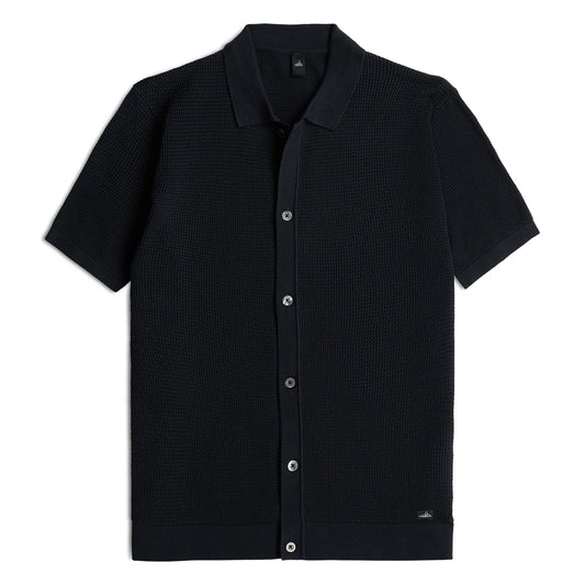 WAHTS | Chemise à manches courtes "Ryans" - Bleu nuit