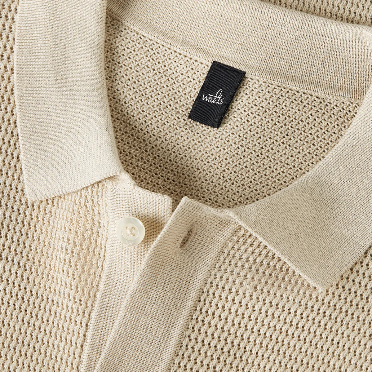 WAHTS | Chemise à manches courtes "Ryans" - Sable