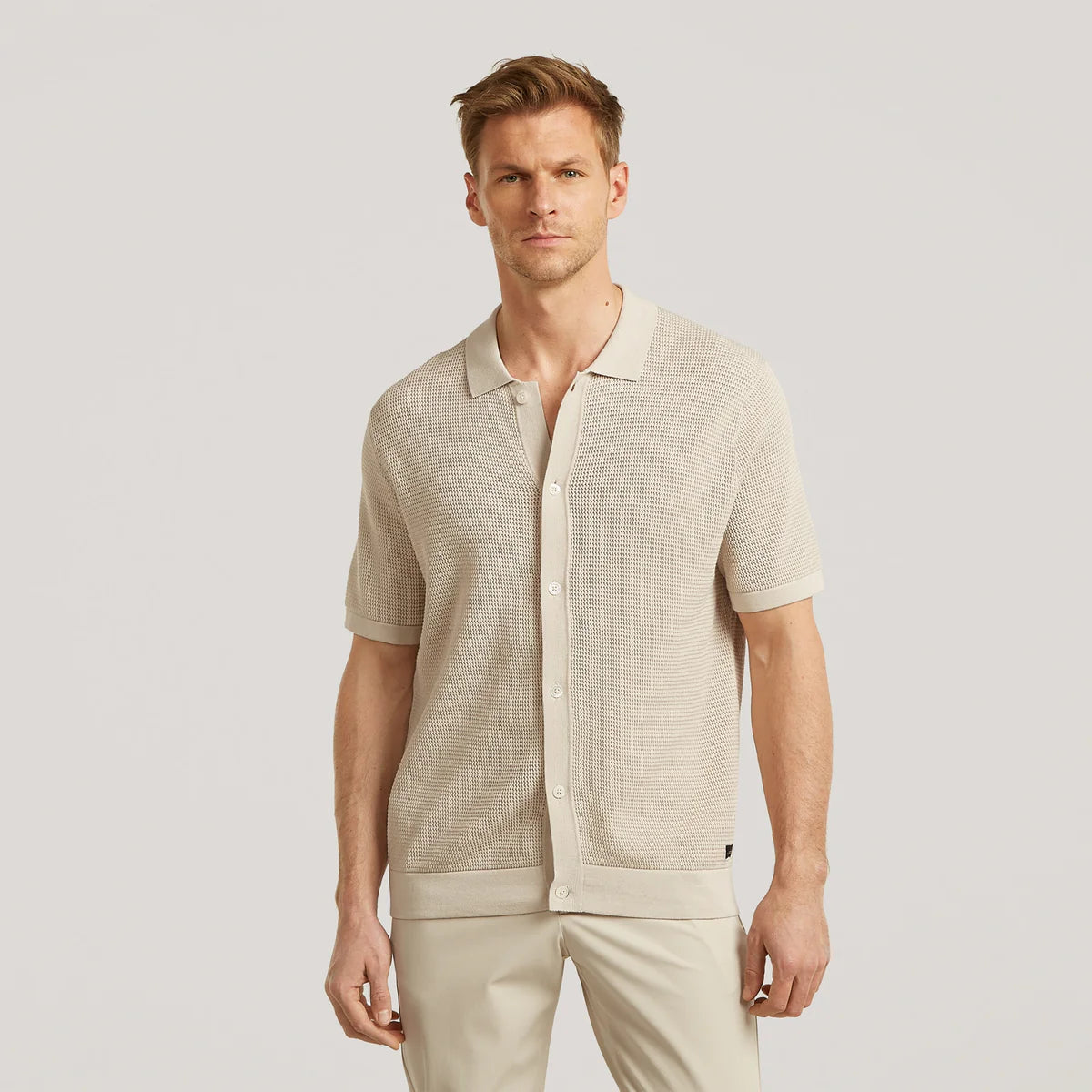 WAHTS | Chemise à manches courtes "Ryans" - Sable