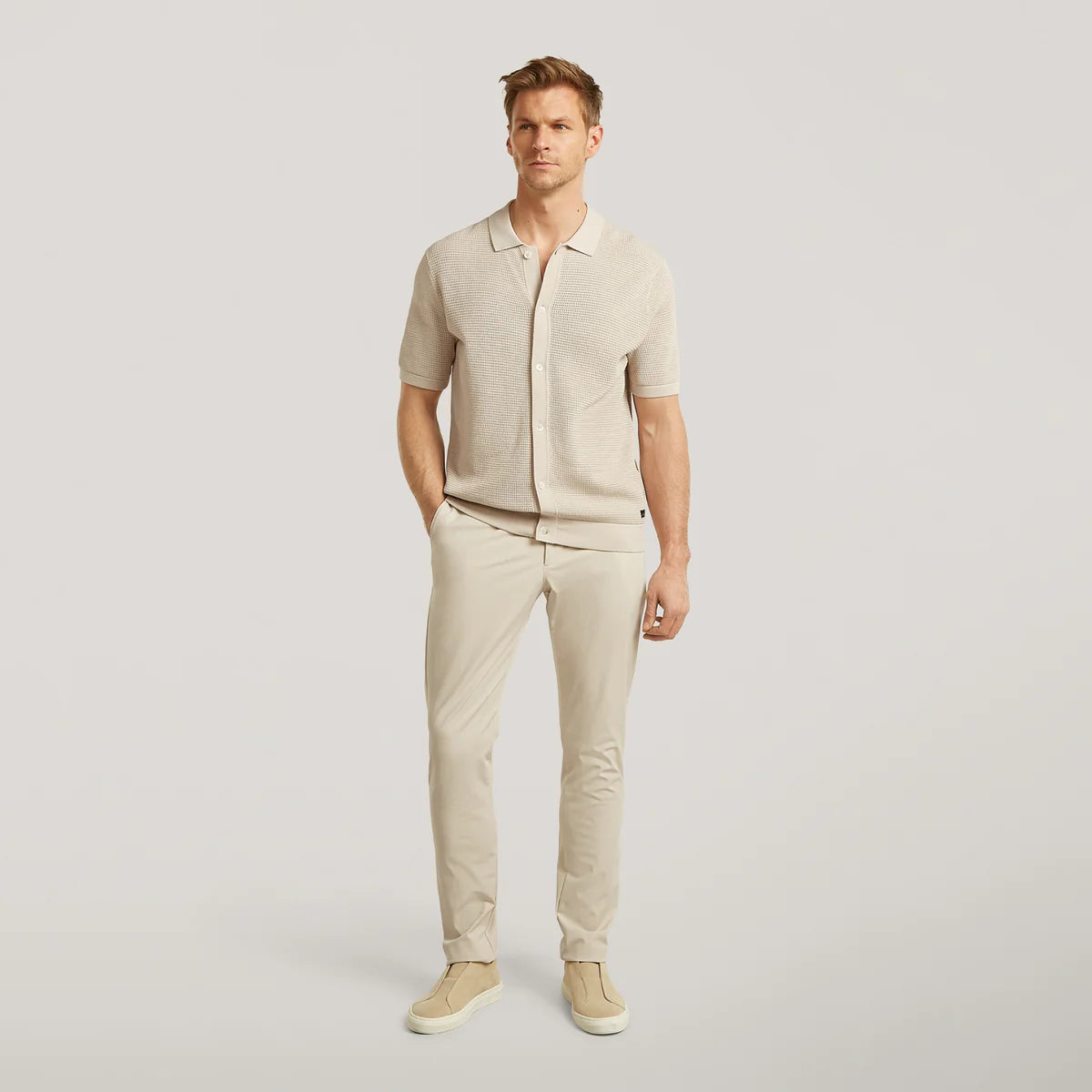 WAHTS | Chemise à manches courtes "Ryans" - Sable