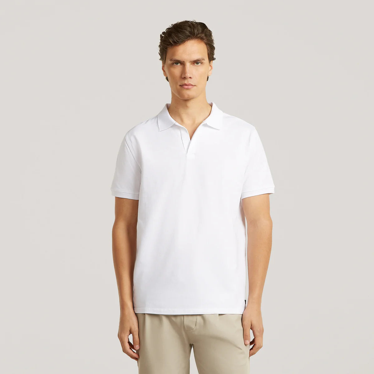WAHTS | Polo en jersey " Hastings" - Blanc