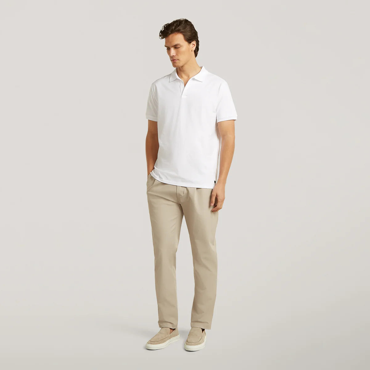 WAHTS | Polo en jersey " Hastings" - Blanc