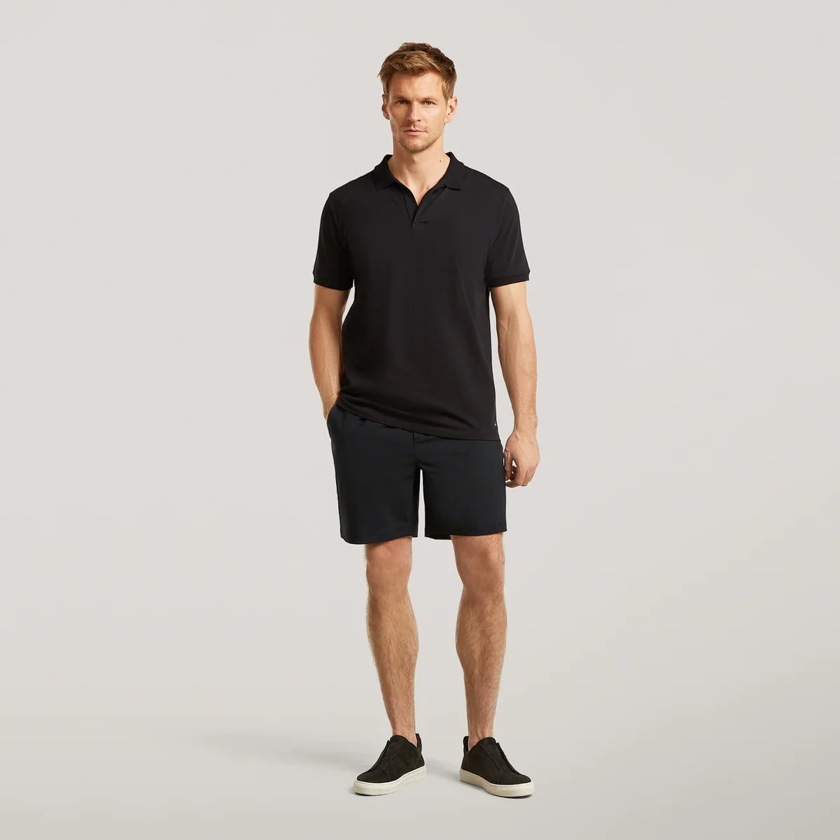 WAHTS | Polo en jersey " Hastings" - Noir