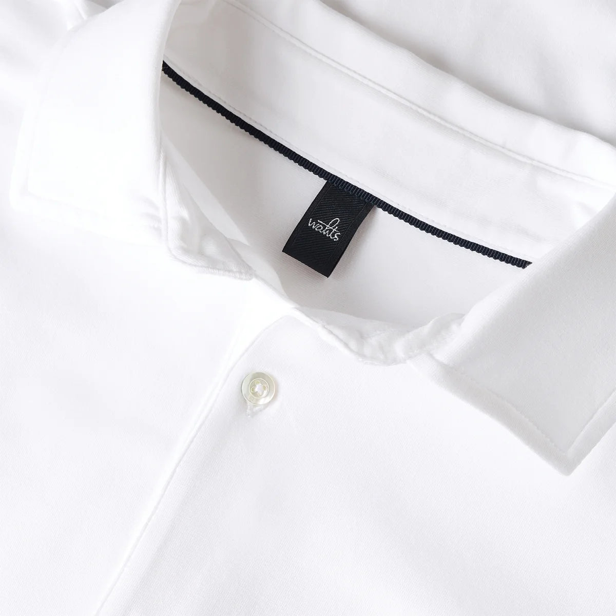 WAHTS | Chemise en Jersey "Duke" - Blanc