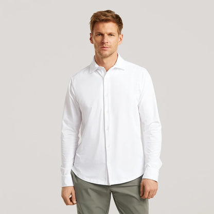 WAHTS | Chemise en Jersey "Duke" - Blanc