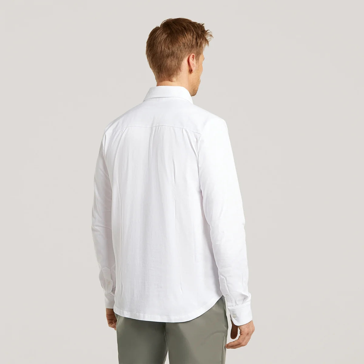 WAHTS | Chemise en Jersey "Duke" - Blanc