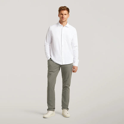 WAHTS | Chemise en Jersey "Duke" - Blanc
