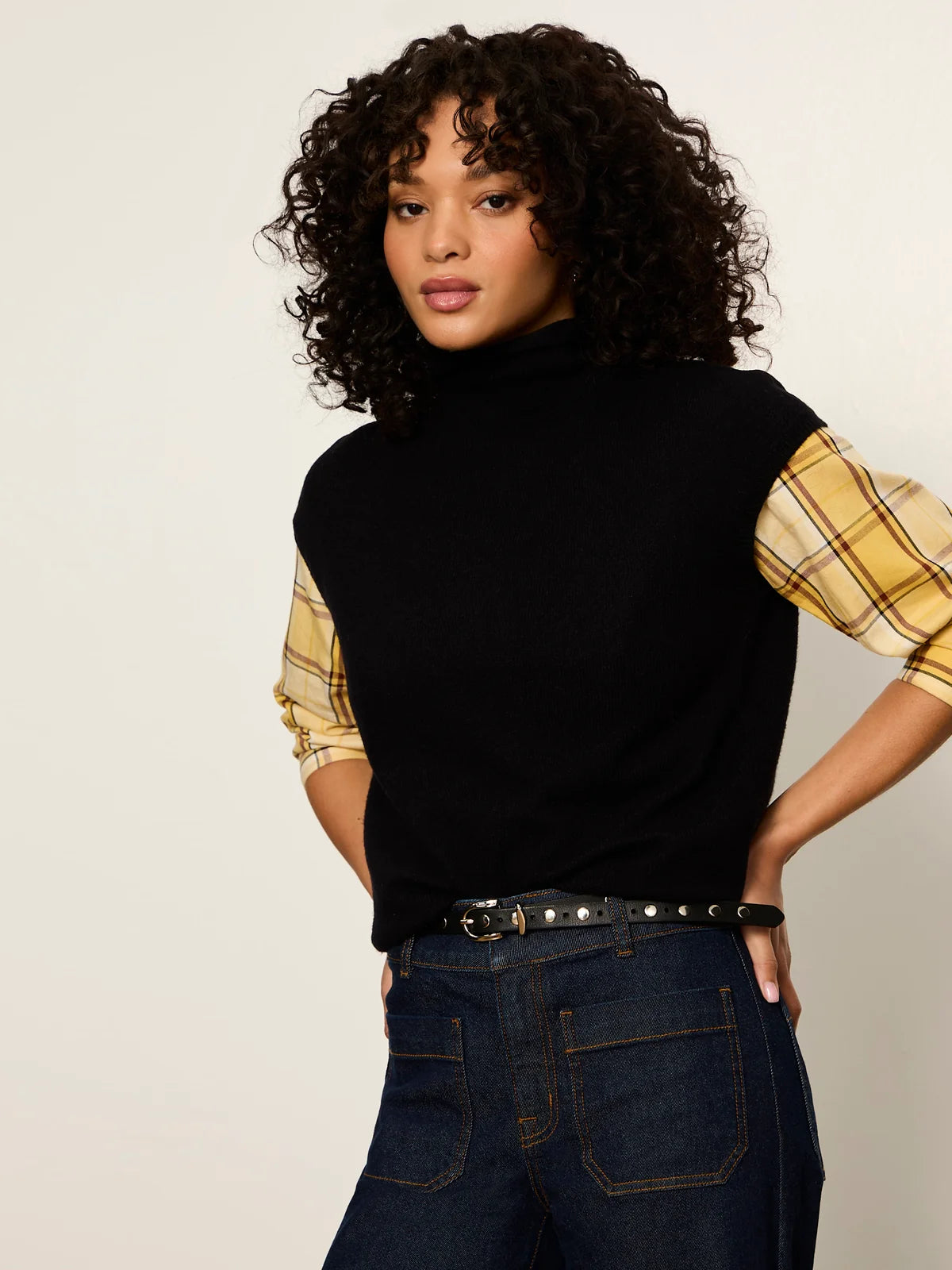 Sanctuary | Pull ' Mock Neck' |Noir