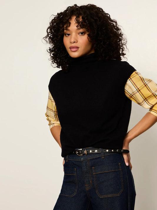 Sanctuary | Pull ' Mock Neck' |Noir