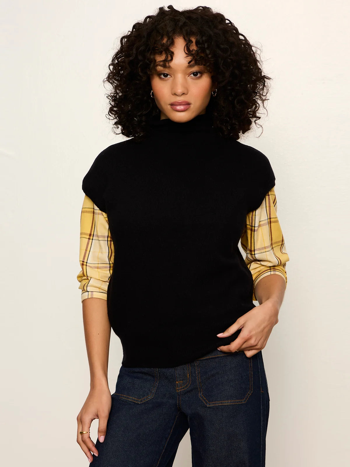 Sanctuary | Pull ' Mock Neck' |Noir