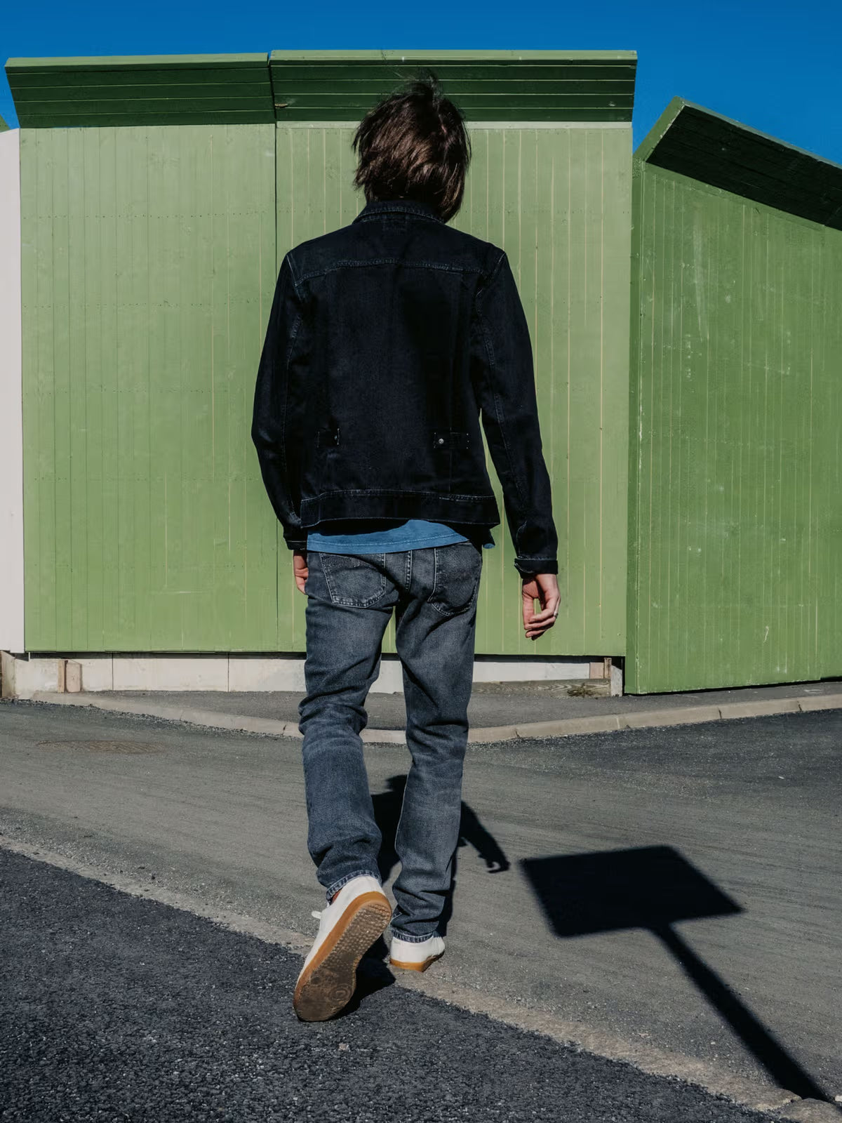 NUDIE JEANS | Jean "LEAN DEAN" - Gris ''Hurricane''