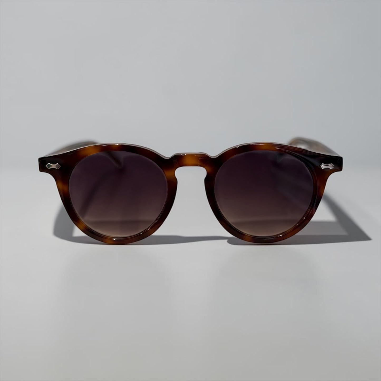OLC Optics | Lunettes de soleil "DYLAN" - Brun tortoise / mauve