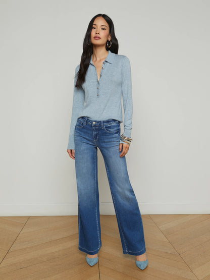 L'AGENCE | Pull "STERLING" - Bleu