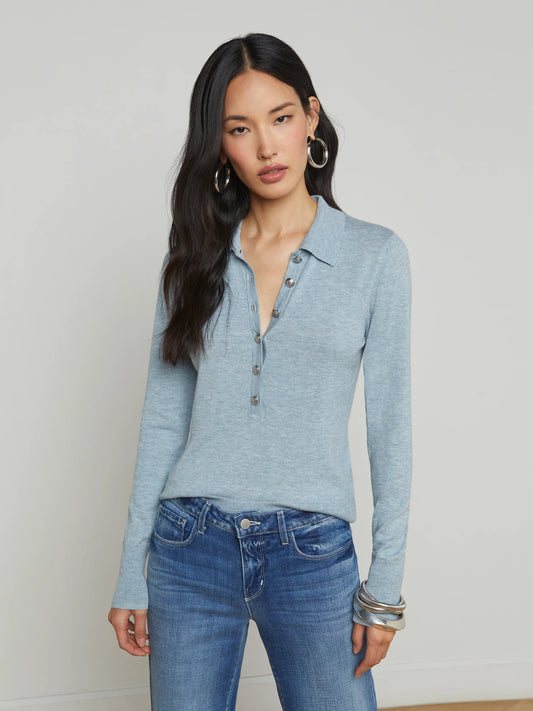 L'AGENCE | Pull "STERLING" - Bleu