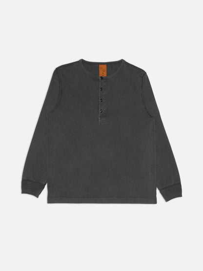 Nudie Jeans | Henley à manches longues - Anthracite