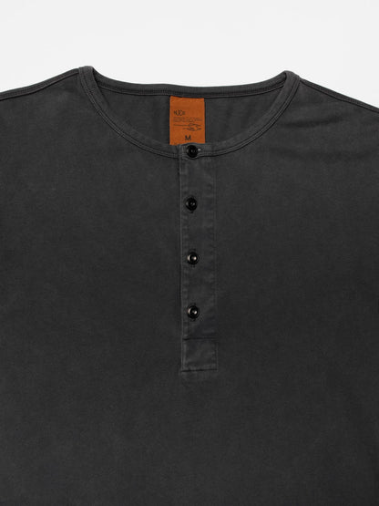 Nudie Jeans | Henley à manches longues - Anthracite
